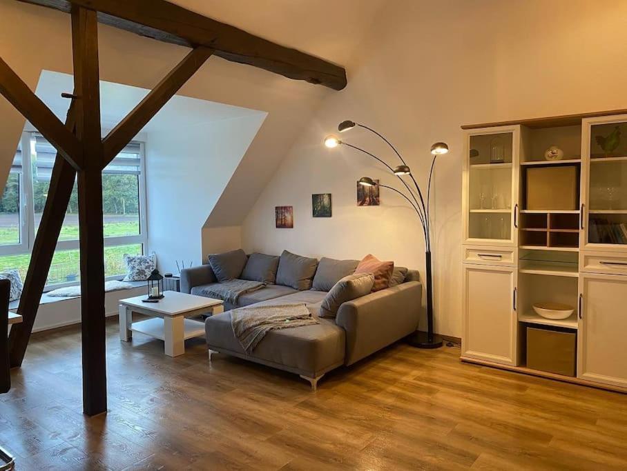 Wunderschoene Ferienwohnung Auf Dem Bauernhof Гревен Экстерьер фото