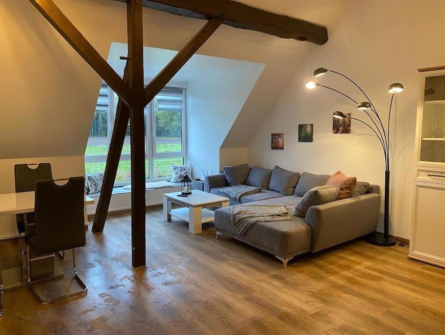 Wunderschoene Ferienwohnung Auf Dem Bauernhof Гревен Экстерьер фото
